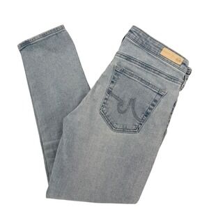 AG Adriano‎ Goldschmied The Prima Crop Jeans Light Wash Denim Women Size 27